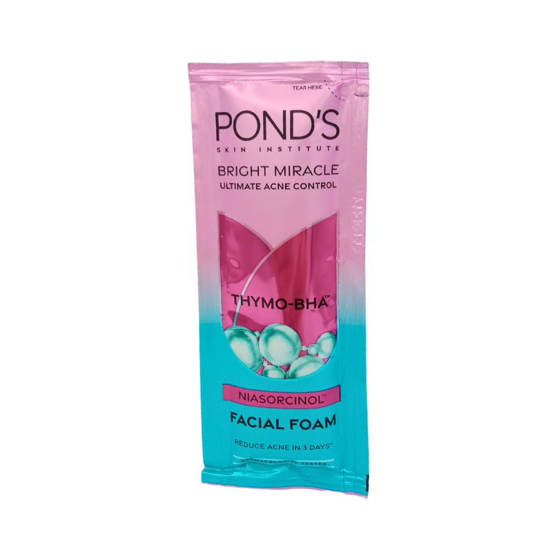Pond's Acne Clear White Multi Action Facial Foam + Scrub 10g