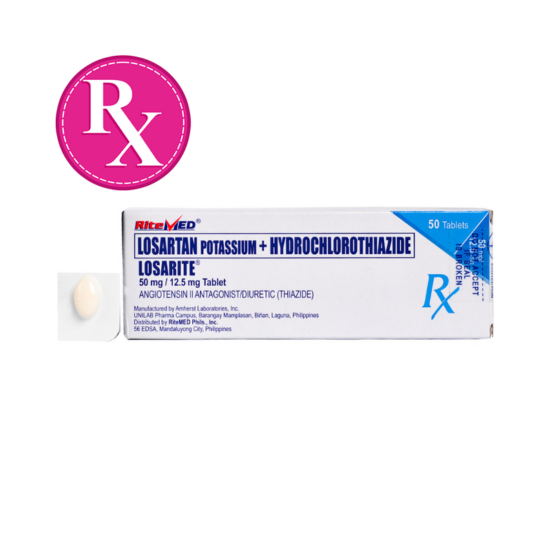 Ritemed Losarite Tablet 50mg/12.5mg 1's