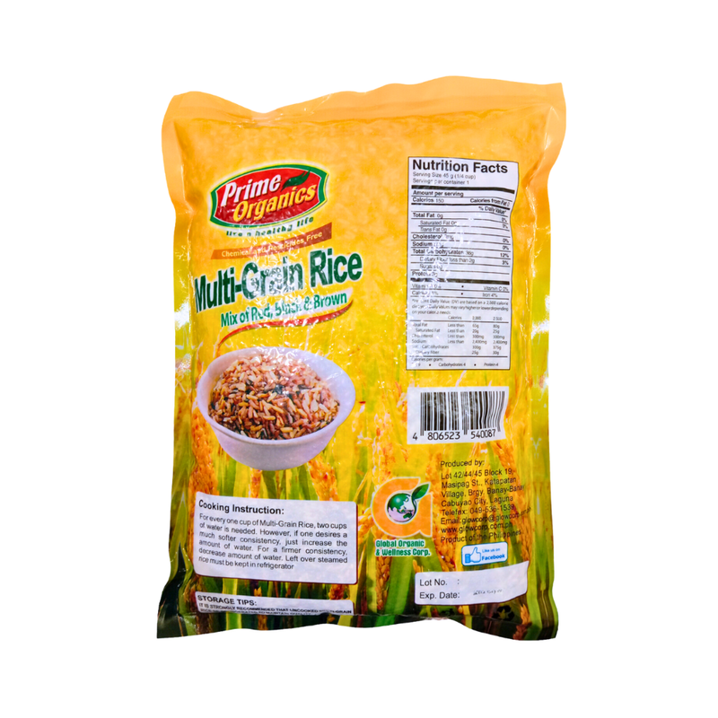 Prime Organics Multi-Grain Rice Mix 2kg