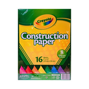 Crayola Construction Paper Assorted 16's