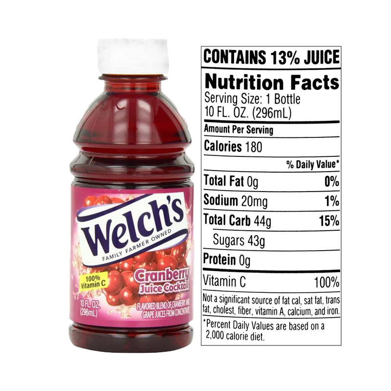 Welch's Cranberry Juice Cocktail 296ml (10oz)