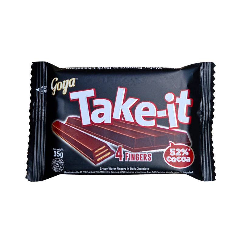 Goya Take-It Wafer Dark Chocolate 4 Fingers 35g