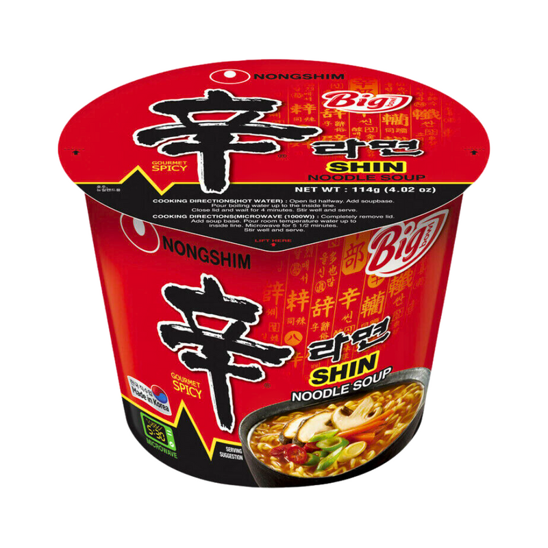 Nongshim Cup Noodles Shin Ramyun Big Bowl Spicy Mushroom 114g