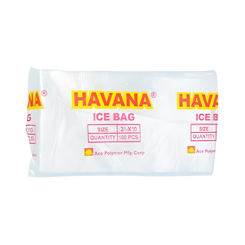 Havana PE Ice Bag 2 1/2 x 10 100's