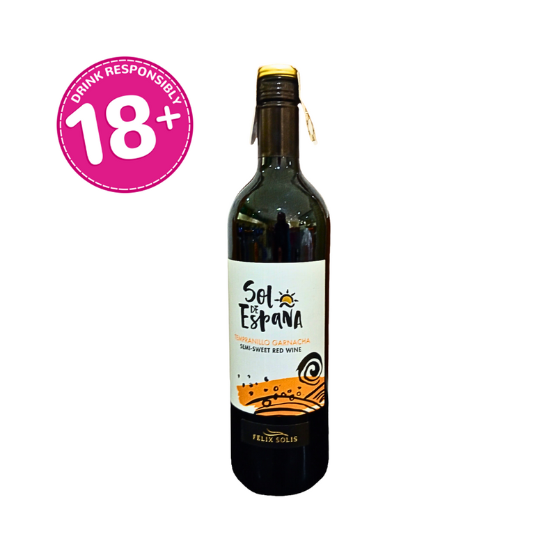 Sol De Espana Red Wine Semi-Sweet 750ml