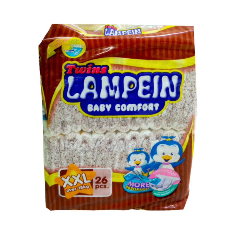 Twins Lampein Baby Diaper Big Pack XXL 26's