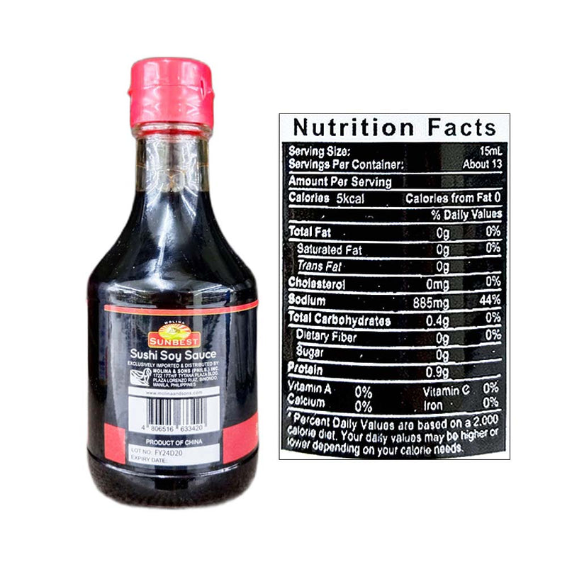 Sunbest Sushi And Sashimi Soysauce 200ml