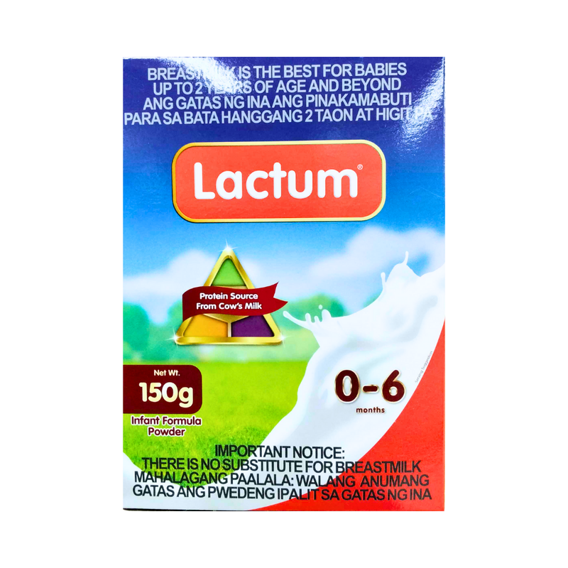 Lactum Milk Supplement 0-6 Months Plain 150g