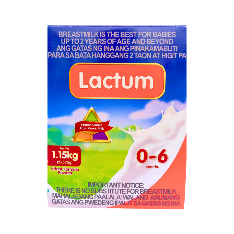 Lactum Milk Supplement 0-6 Months Plain 1.15kg
