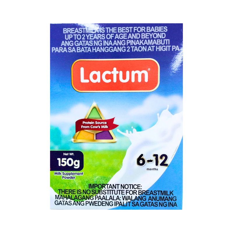 Lactum Milk Supplement 6-12 Months Plain 150g