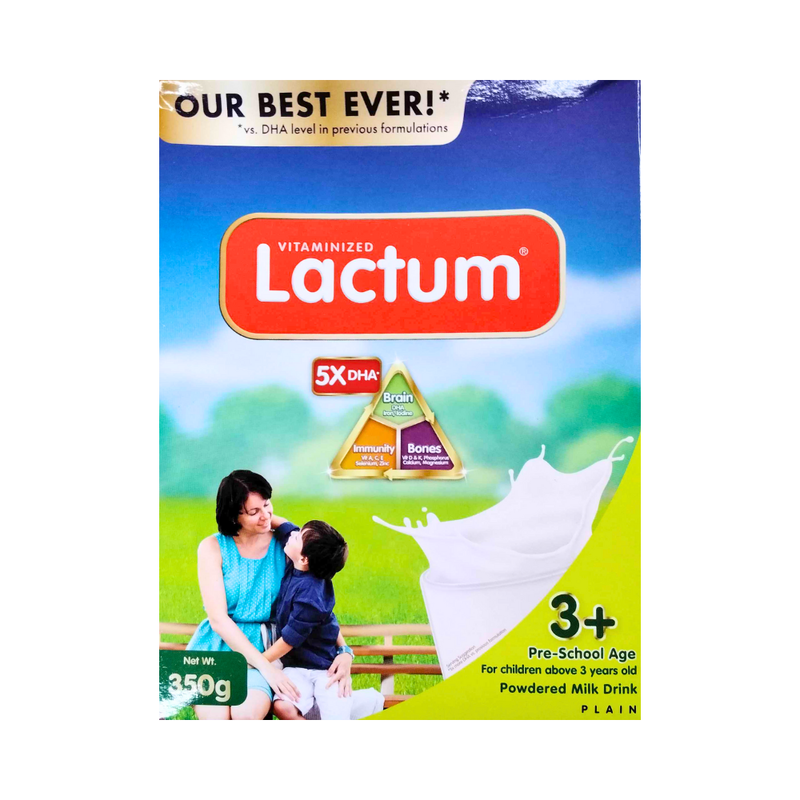 Lactum 3+ Powdered Milk Drink Plain 350g