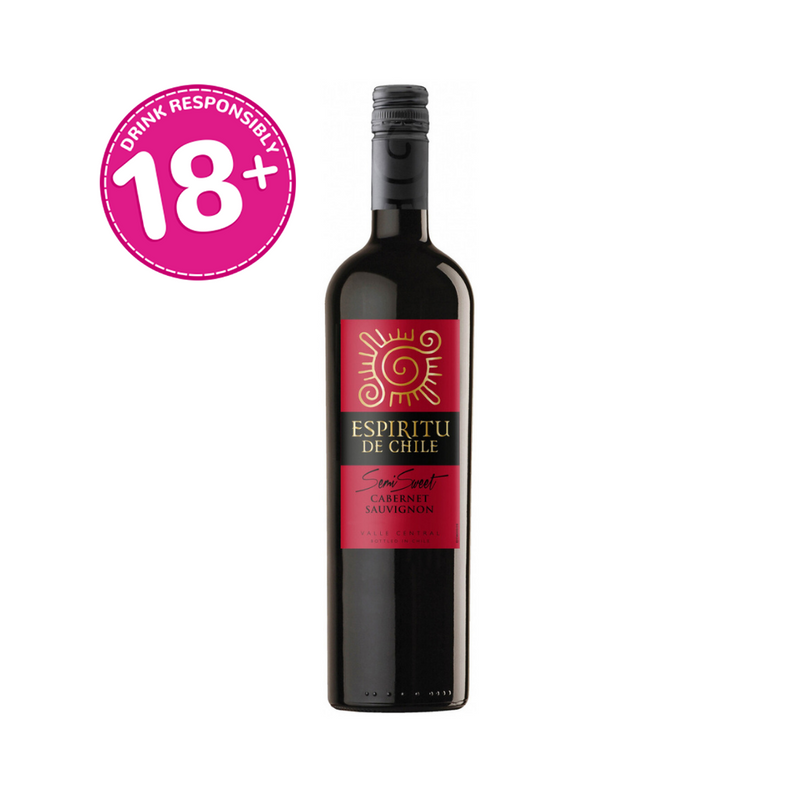 Espiritu de Chili Red Wine Semi-Sweet Cabernet Sauvignon 750ml