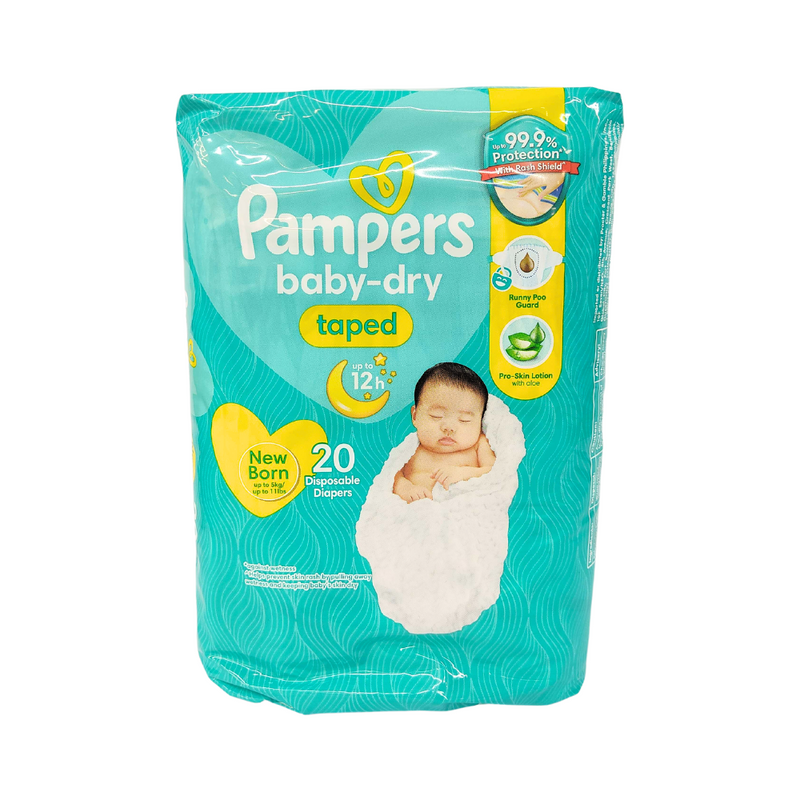 Pampers Baby Dry Diapers Newborn 20's