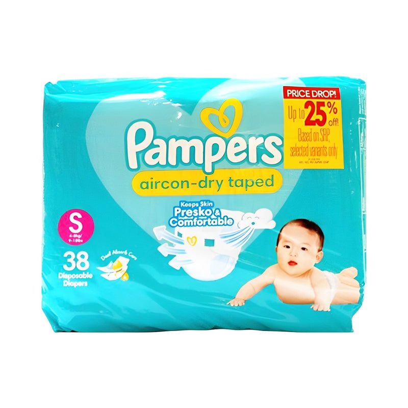 Pampers Baby Dry Diapers Small 38's