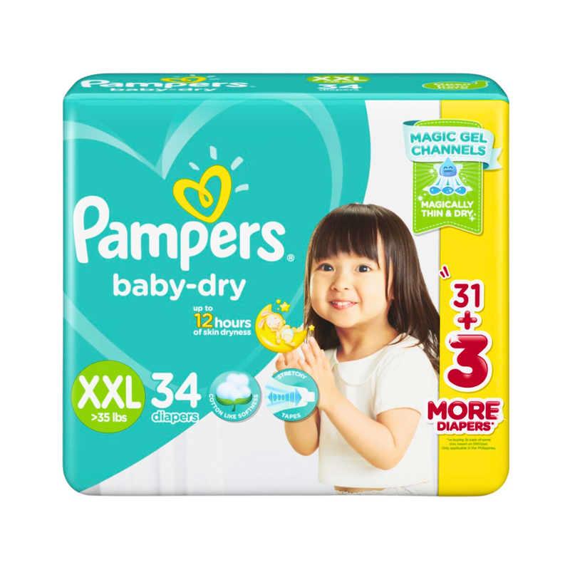 Pampers Diaper-Baby Dry XXL 34's