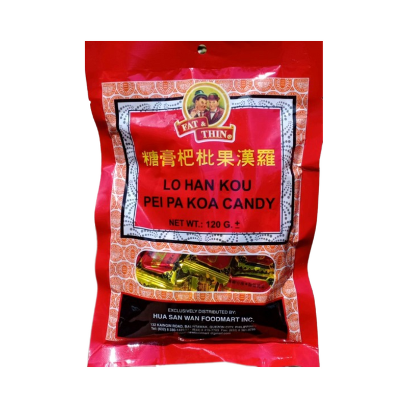 Fat And Thin Lo Han Kou Pei Pa Koa Candy 120g