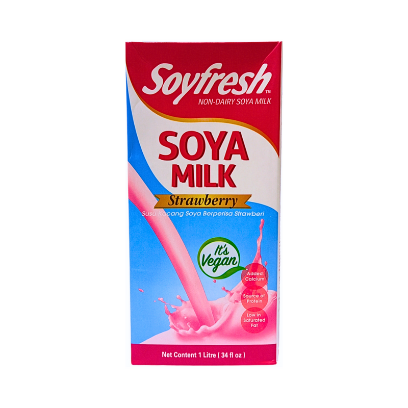 Soyfresh Soya Milk Strawberry 1L