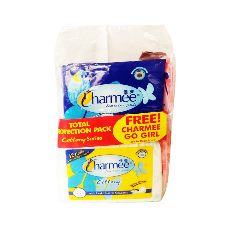 Charmee Total Protection Pack (Charmee all Flow 12'+ Charmee Night Use 8's)