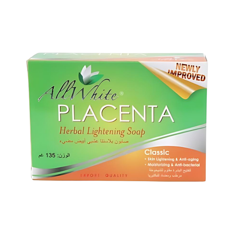 All White Placenta Herbal Lightening Soap Classic 135g