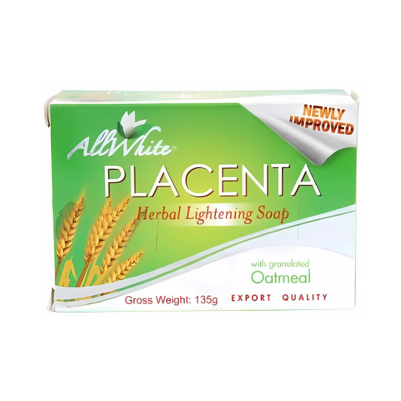 All White Placenta Herbal Lightening Soap Oatmeal 135g