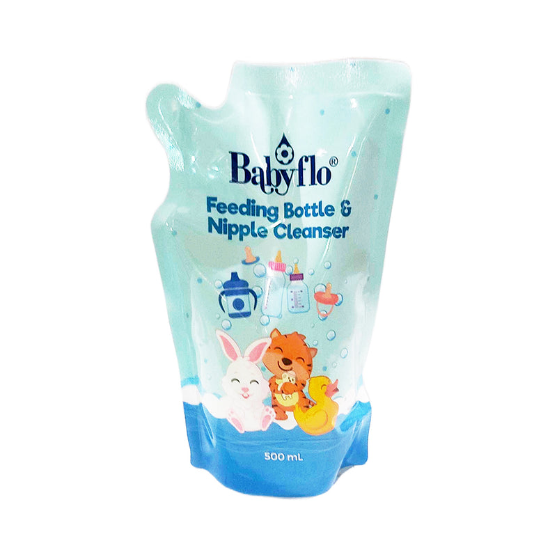 Babyflo Feeding Bottle And Nipple Cleanser Refill 500ml