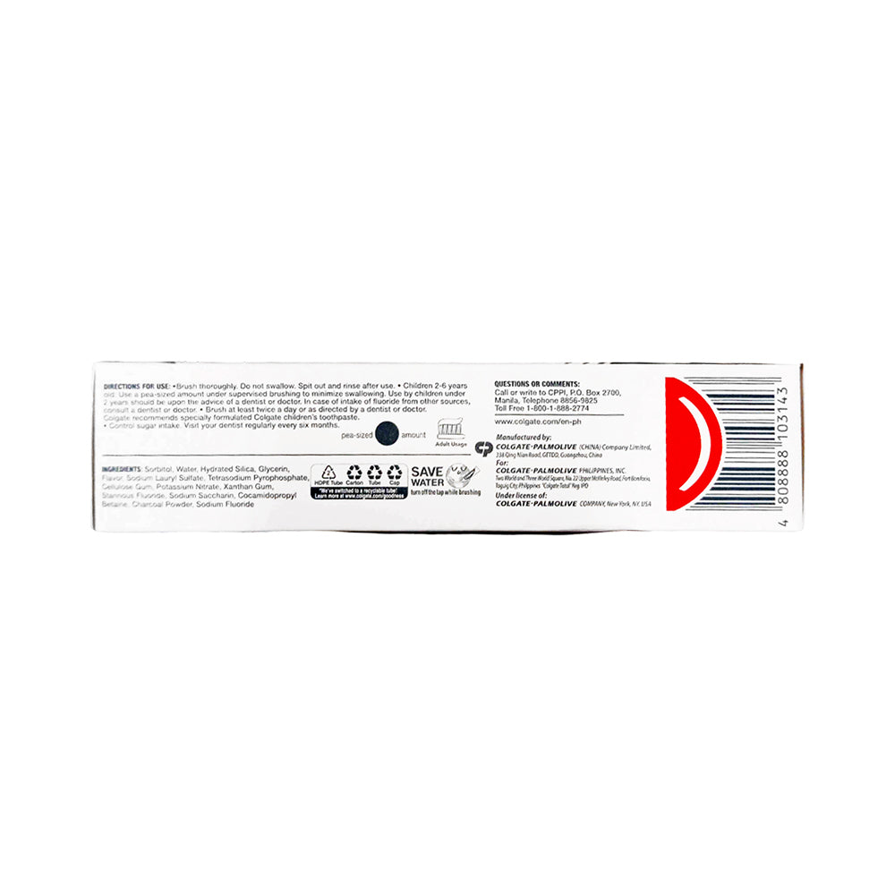 Colgate Rda Colgate Total Toothpaste Charcoal Clean Value Pack 110g x 2's