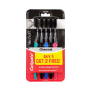 Colgate Slim Soft Toothbrush Charcoal 5's