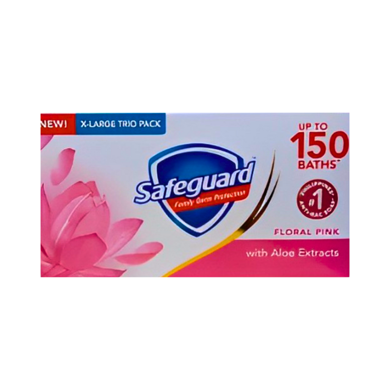 Safeguard Bar Soap Pink 175g X 3's