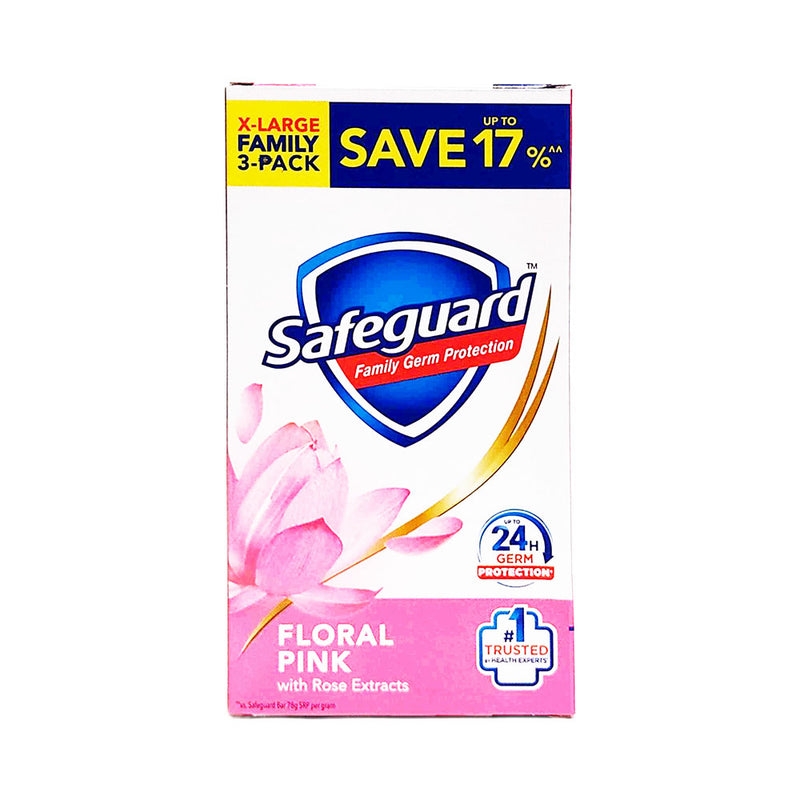 Safeguard Bar Soap Pink 160g X 3's