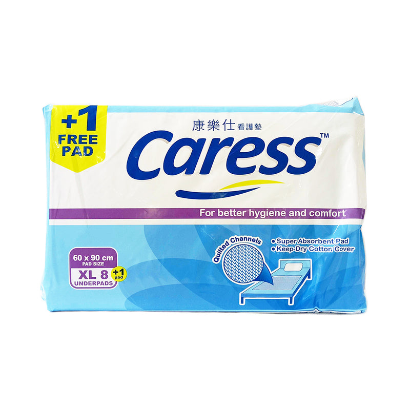 Caress Underpads XL 8's + 1