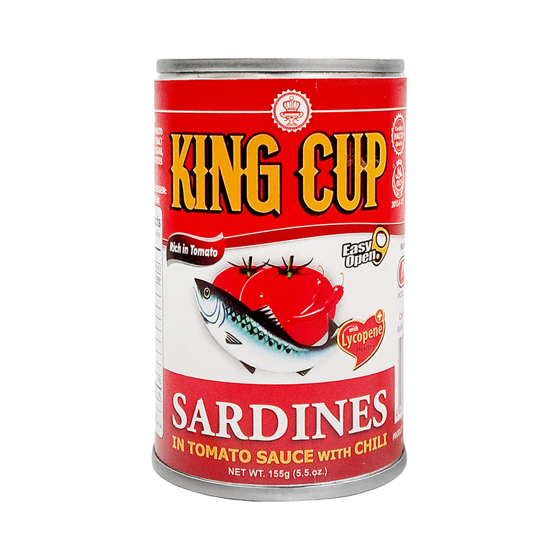 King Cup Sardines In Tomato Sauce Chili EOC 155g