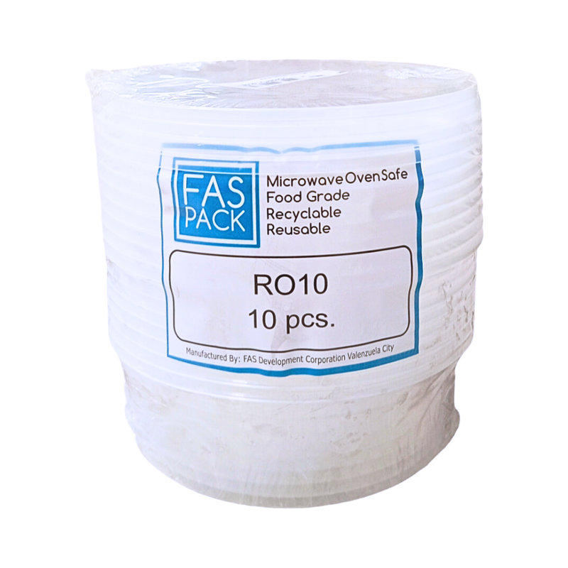 Fas Pack RO10 Plastic Container 10's