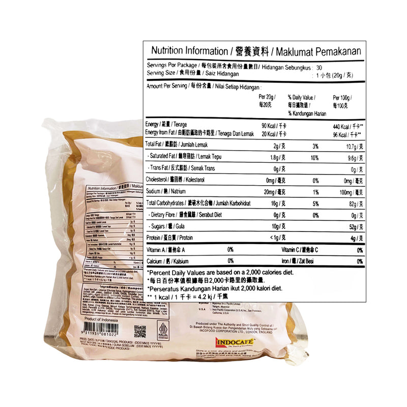 Indocafe 3 in 1 Coffeemix 600g
