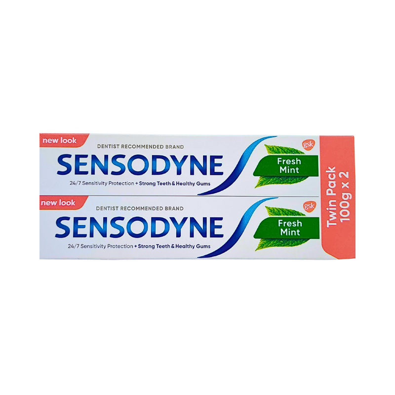 Sensodyne Toothpaste Fresh Mint Value Twin Pack 100g x 2's