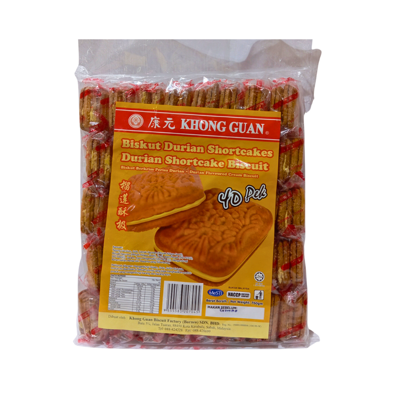 Khong Guan Durian Shortcake 21g x 40's