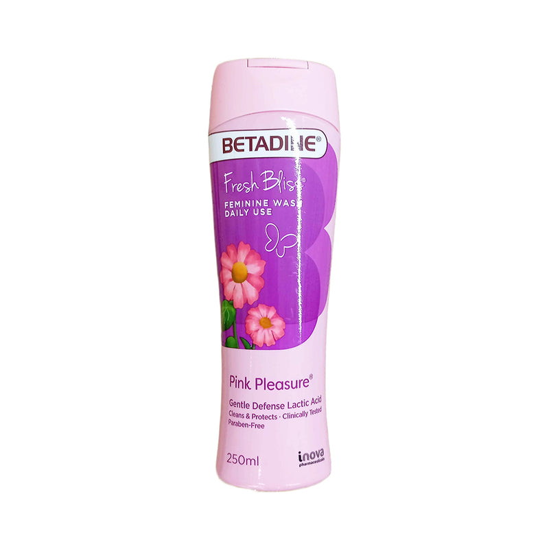 Betadine Fresh Bliss Daily Feminine Wash Pink Paradise 250ml