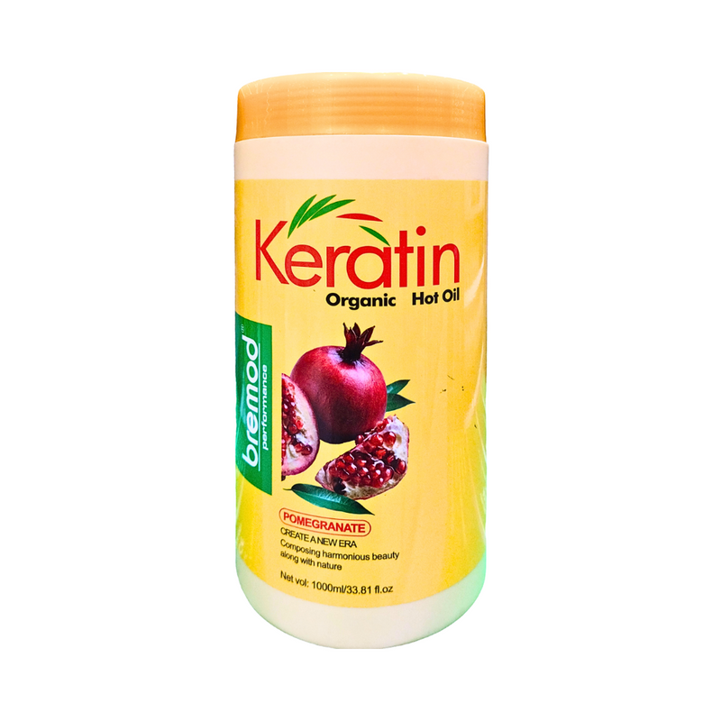 Bremod Keratin Organic Hot Oil Pomegranate 1000ml