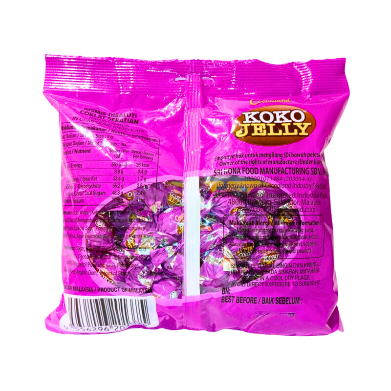 Koko Jelly Raisins Chocolate Medium Pack Refill 380g