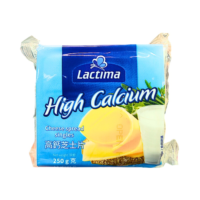 Lactima Processed Cheese High Calcium 250g 12 Slices