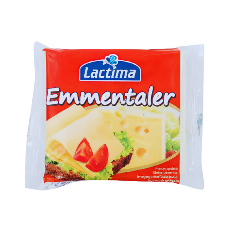 Lactima Processed Cheese Emmentaler 8 Slices 130g