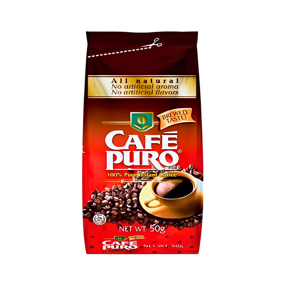 Pure Instant Cafe Puro Pure Instant Coffee Pouch 50g