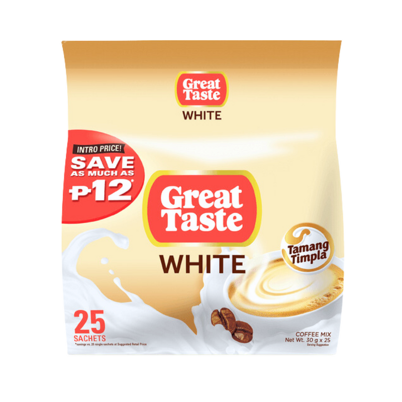 Great Taste Coffee Mix White 30g x 25's