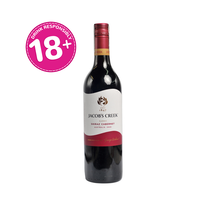 Jacob's Creek Classic Shiraz Cabernet Red Wine 750ml