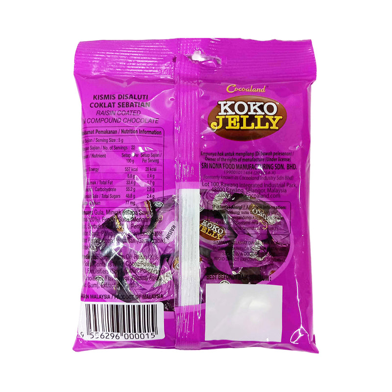 Koko Jelly Raisin Chocolate Small Pack Refill 110g