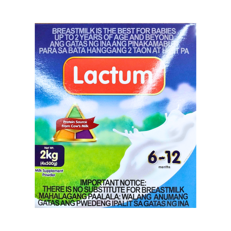 Lactum Milk Supplement 6-12 Months Plain 2kg