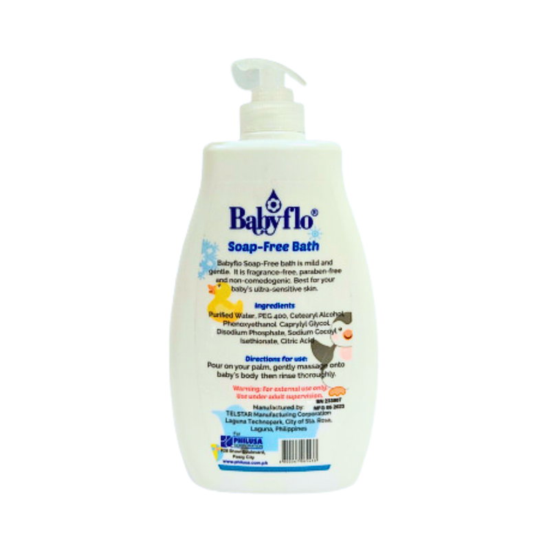 Babyflo Soap Free Bath Pump 500ml