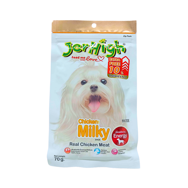 Jerhigh Milky Stick Real Chicken Meat 70g