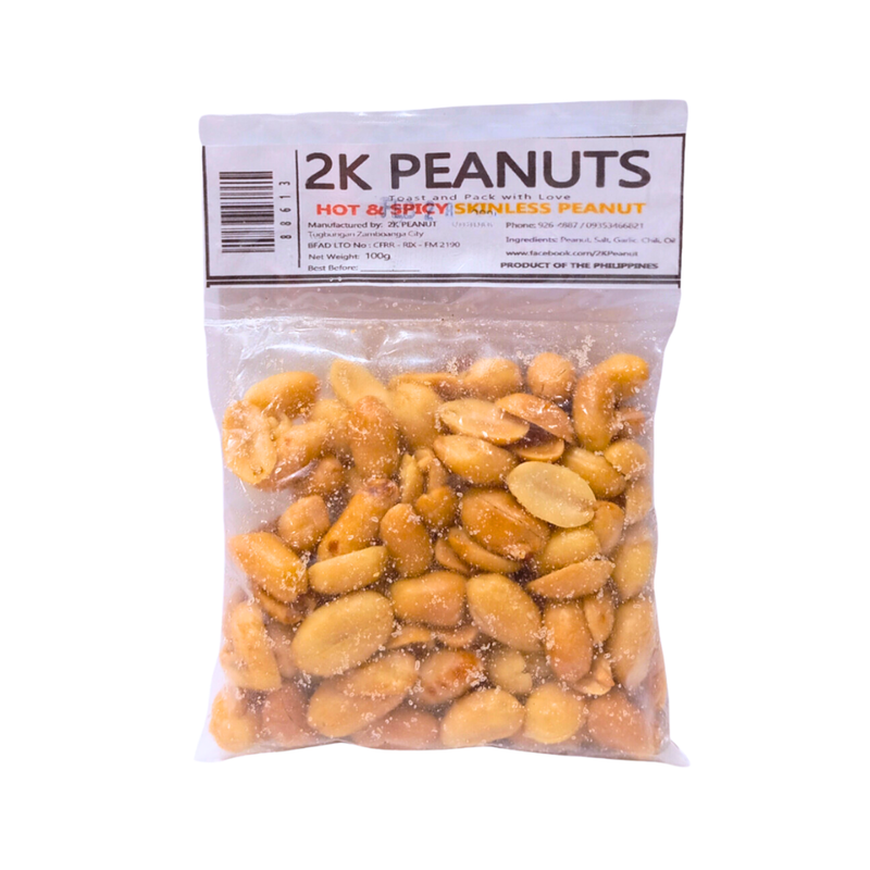 2K Hot And Spicy Skinless Peanut 100g