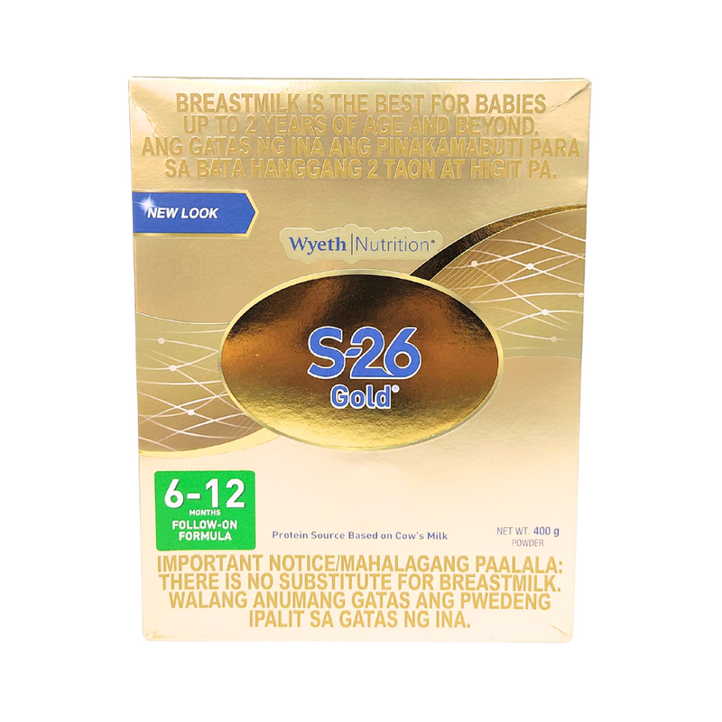 S-26 Gold Two Milk Supplement 6-12 Months 400g