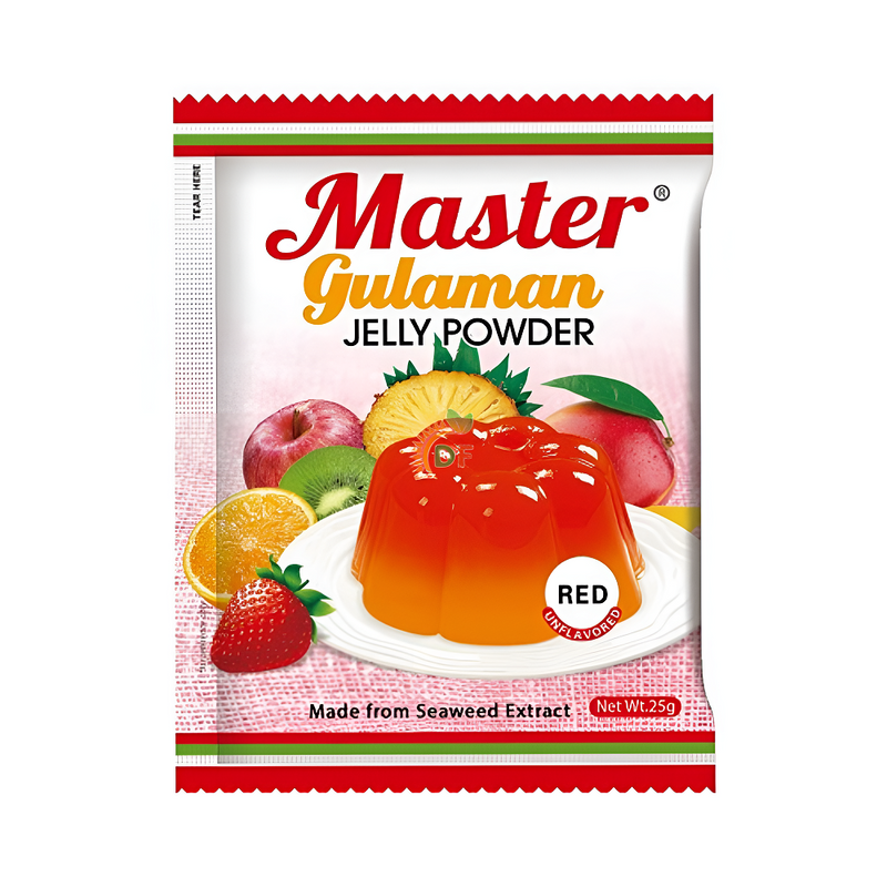 Master Gulaman Jelly Powder Red 25g